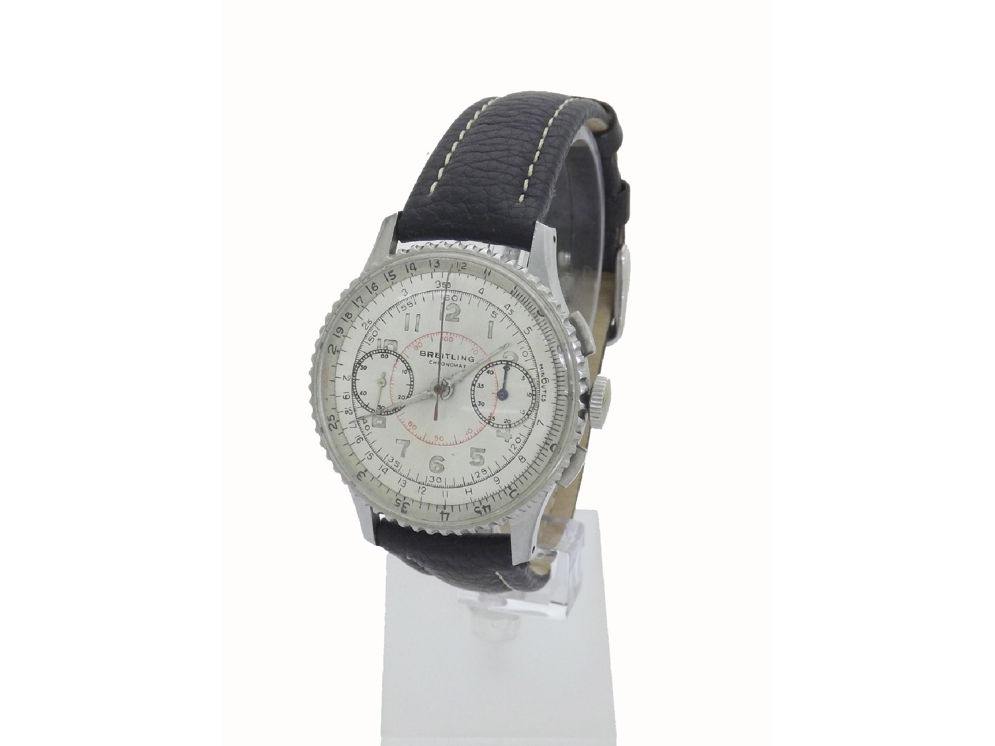 Appraisal: Breitling Chronomat stainless steel gentleman's wristwatch circa rotating bezel the