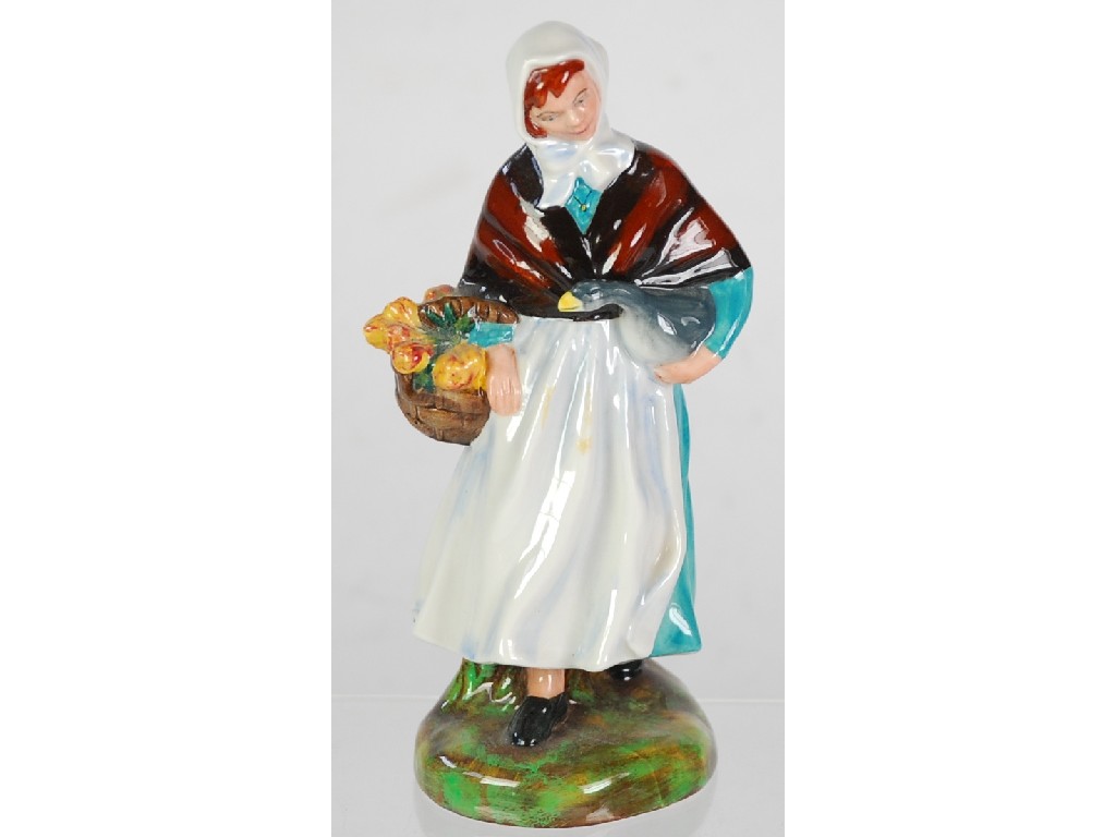 Appraisal: ROYAL DOULTON CHINA FIGURE 'Country Lass' HN