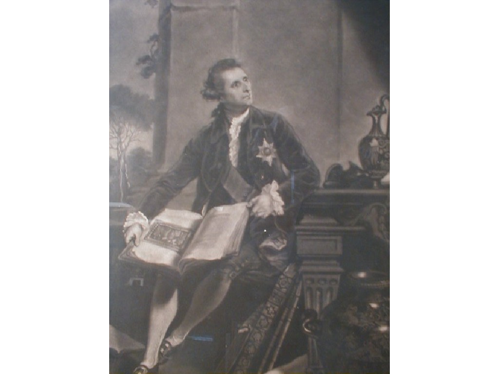 Appraisal: thC portrait of a gentleman mezzotint x