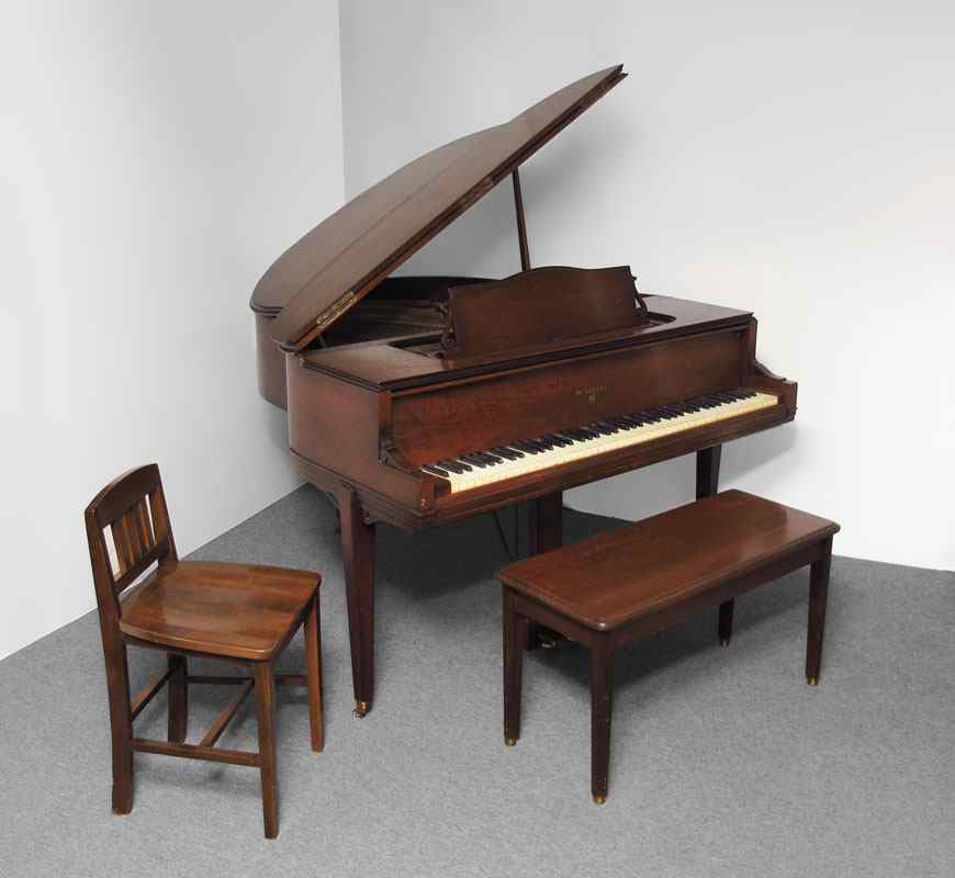 Appraisal: MARY ANN SCIALDO'S WILLIAM KNABE MAHOGANY BABY GRAND PIANO Life