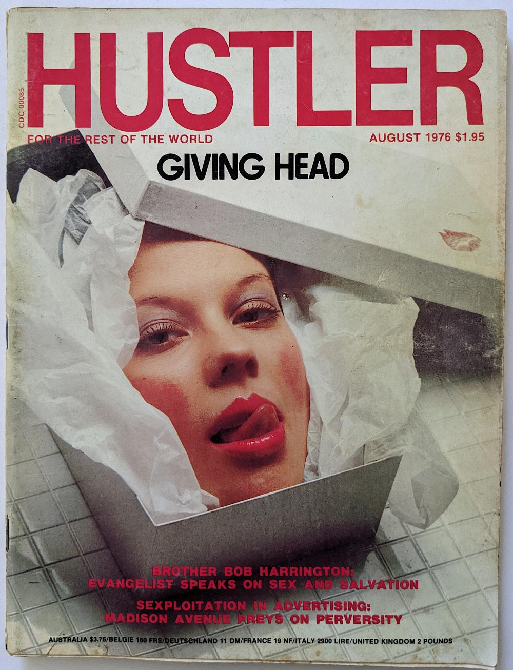 Appraisal: VINTAGE PIN UP ADULTS MAGAZINE HUSTLERThis collection is coming from