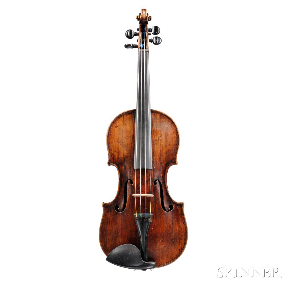 Appraisal: Tyrolean Violin c s labeled ANDREA GUARNERIS length of back