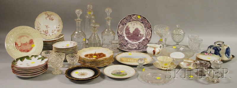 Appraisal: Approximately Fifty Pieces of Assorted Porcelain and Ceramic Tableware and