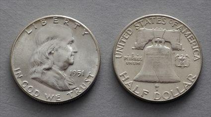 Appraisal: United States Franklin Half Dollars D PDS D PDS PDS