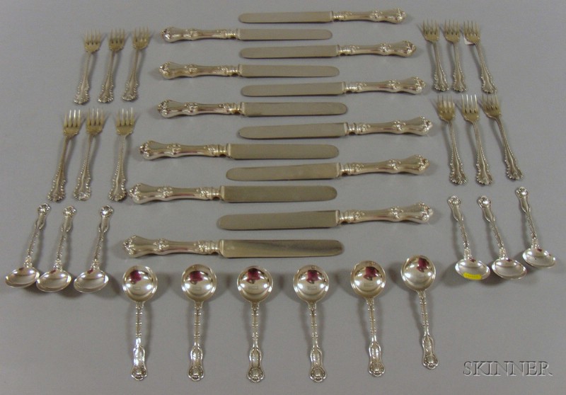 Appraisal: Group of Sterling Silver Flatware a set of twelve Dominick