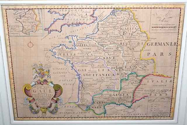 Appraisal: R SpofforthFrance and Ancient Gaul two double page engraved maps