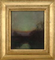 Appraisal: BRUCE CRANE American - EVENTIDE Outstanding oil on canvas evening