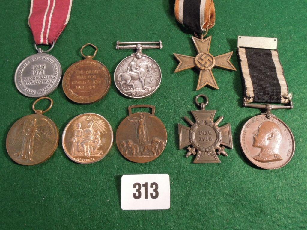 Appraisal: A British War Medal - and two Victory medals various