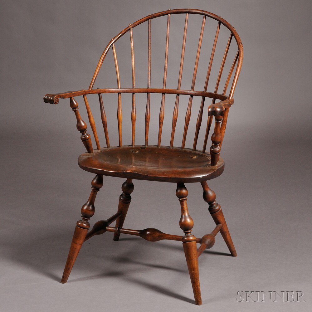 Appraisal: Windsor Sack-back Chair Wallace Nutting Saugus Massachusetts early th century