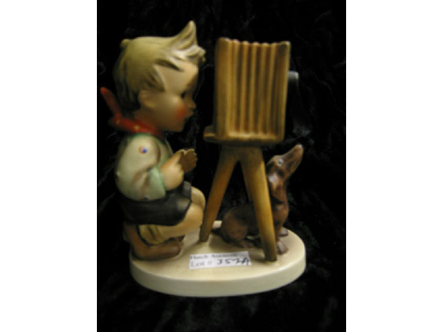 Appraisal: Hummel Figurine The Photographer stylized bee mark