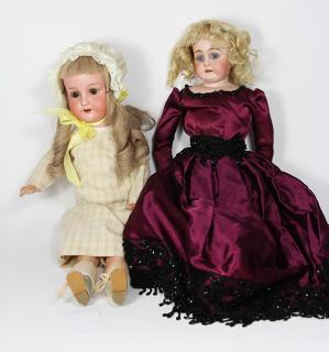 Appraisal: German Hebach Koppelsdorf bisque socket head doll and German bisque