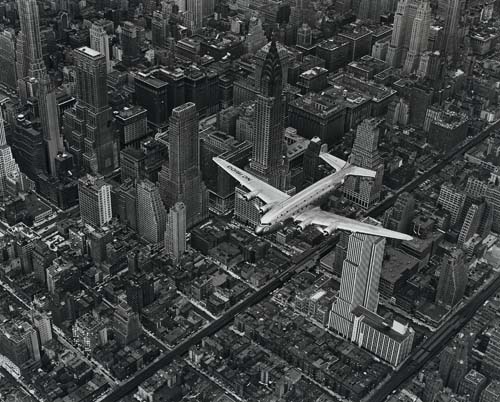 Appraisal: BOURKE-WHITE MARGARET - DC- Flying Over New York City Silver