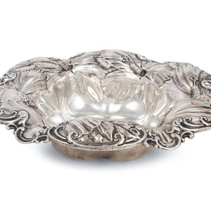 Appraisal: An American Art Nouveau Silver Bowl Whiting Manufacturing Co New