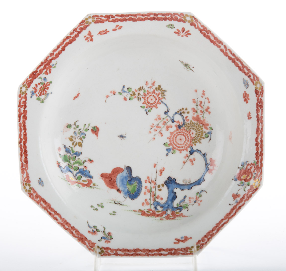 Appraisal: Chelsea soft paste Kakiemon decorated bowl circa octagonal bowl with