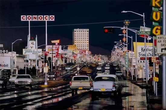 Appraisal: Ernst Haas - Route Albuquerque New Mexico Chromogenic print printed