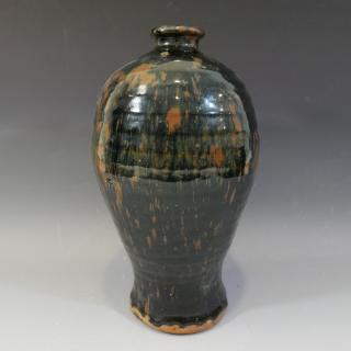 Appraisal: ANTIQUE CHINESE JIZHOU WARE MEIPING VASE NO RESERVE ON THIS