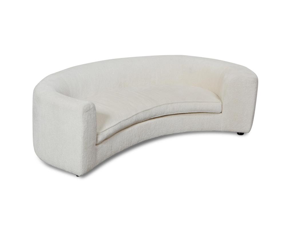 Appraisal: A crescent sofa by Martyn Lawrence Bullard st Century The