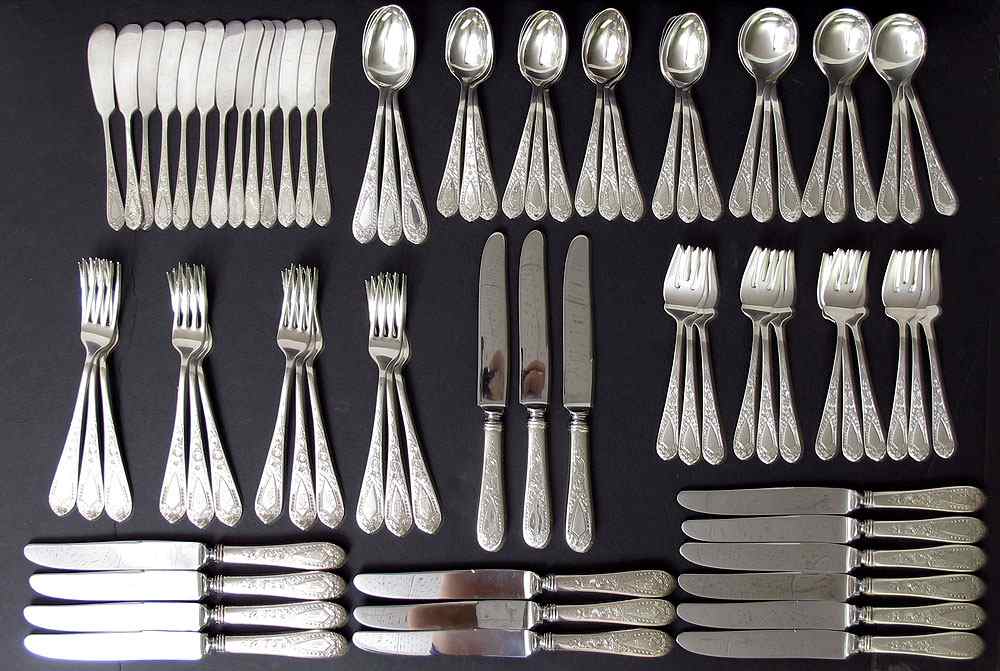 Appraisal: STIEFF BETSY PATTERSON STERLING FLATWARE SERVICE Approx pieces in the