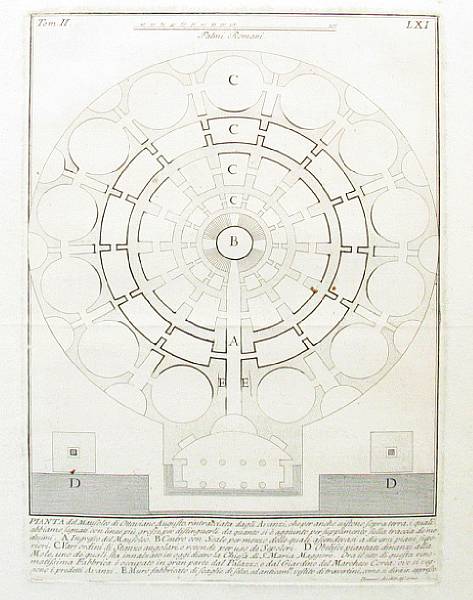 Appraisal: Giovanni Battista Piranesi A Group of Architectural Elements Engravings in