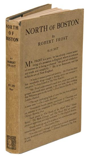 Appraisal: FROST Robert North of Boston New York Henry Holt vo