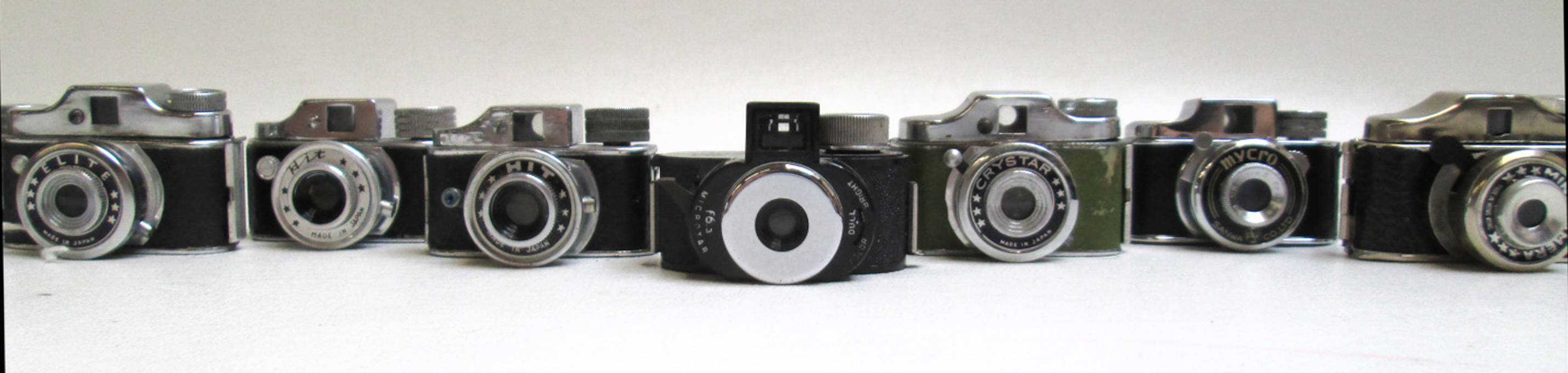 Appraisal: COLLECTION OF ELEVEN MINIATURE CAMERAS including Mycro CMC camera Hit