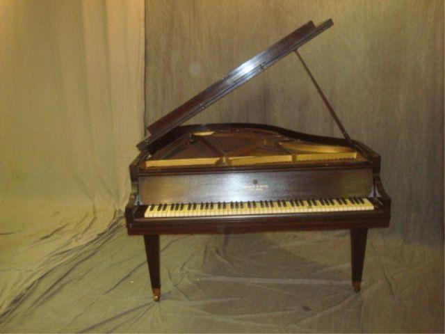 Appraisal: Merlin and Sons Baby Grand Piano with Bench From a