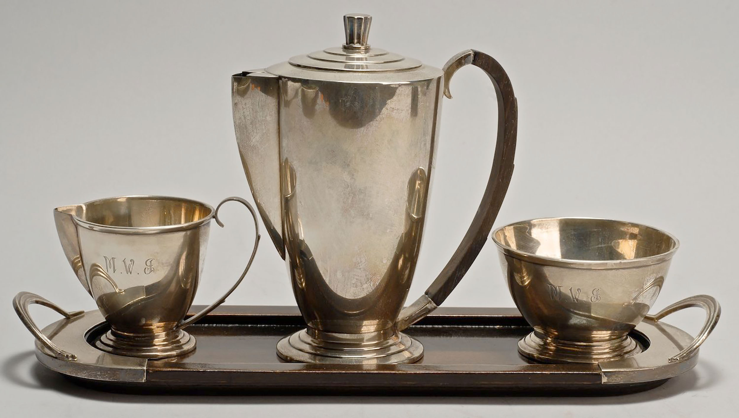 Appraisal: FOUR-PIECE INTERNATIONAL SILVER CO STERLING SILVER TEA SET Includes a