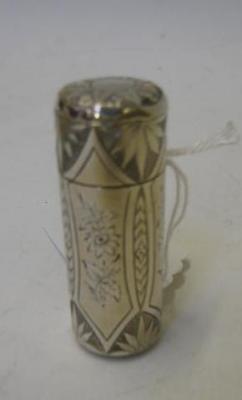 Appraisal: A VICTORIAN SCENT BOTTLE maker R W Co Birmingham of