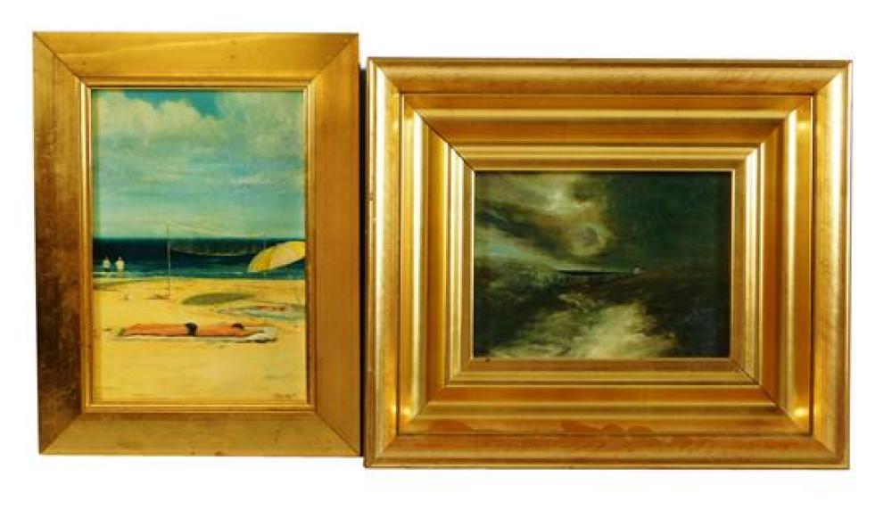 Appraisal: F Ronald Fowler American - two th C oils on