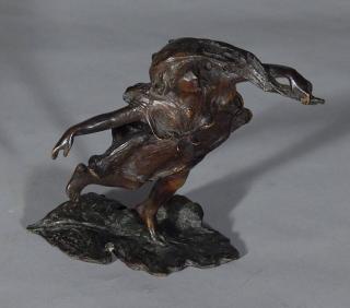 Appraisal: Carol Brooks MacNeil bronze sculpture Carol Brooks MacNeil American -