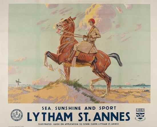 Appraisal: PEARS Charles ROI LYTHAM St ANNES LMS lithograph in colours