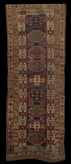 Appraisal: Antique Caucasian Runner ' x '