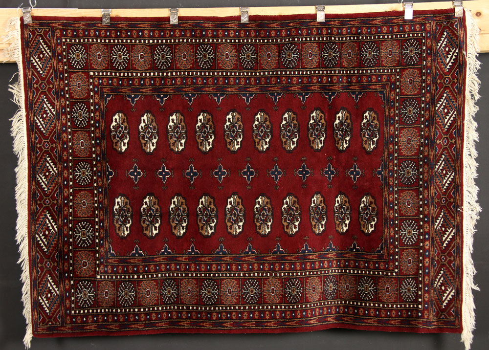 Appraisal: - Bokhara Rug Bokhara rug x Provenance From the estate