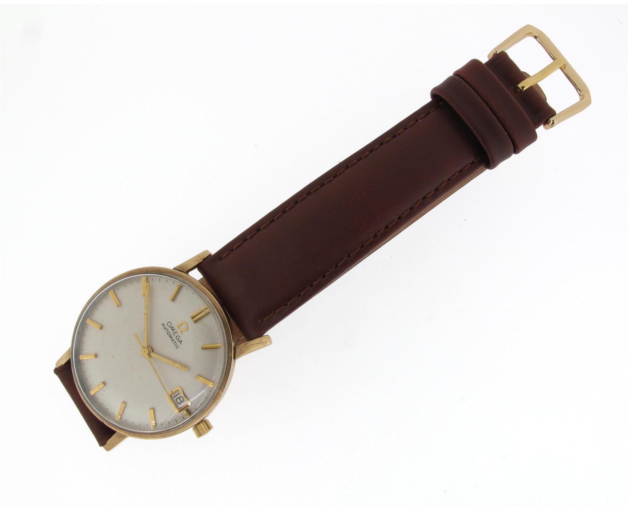 Appraisal: A ct gold wristwatch by Omega