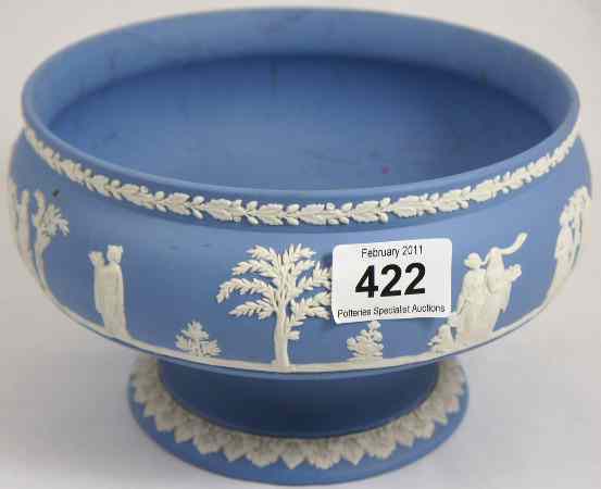 Appraisal: Wedgwood Light Blue Jasperware Footed Bowl