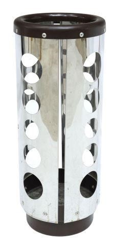 Appraisal: Italian modern umbrella stand c s of cylindrical form comprised