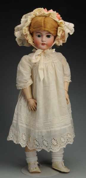 Appraisal: German Bisque Child Doll Description Simon Halbig blue sleep eyes