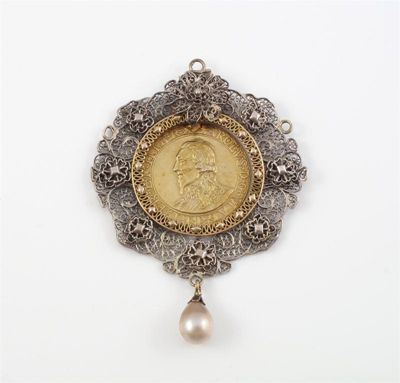 Appraisal: A Silver-gilt Medal or So-Called Pattern Halfcrown of Charles I