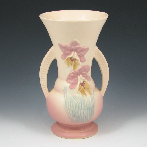 Appraisal: Hull Orchid - Vase - Mint Orchid vase in cream