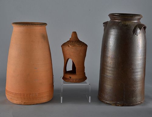 Appraisal: SOUTHERN GEORGIA POTTERY GROUPpottery in this group has damage or