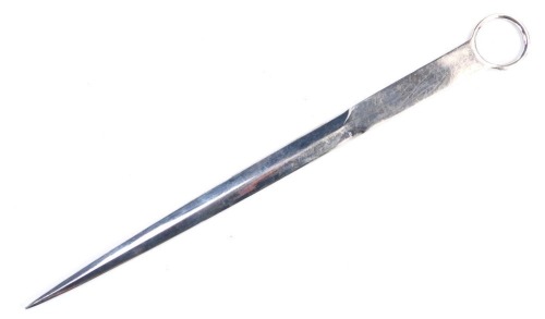 Appraisal: An Elizabeth II silver letter opener maker R D Sheffield