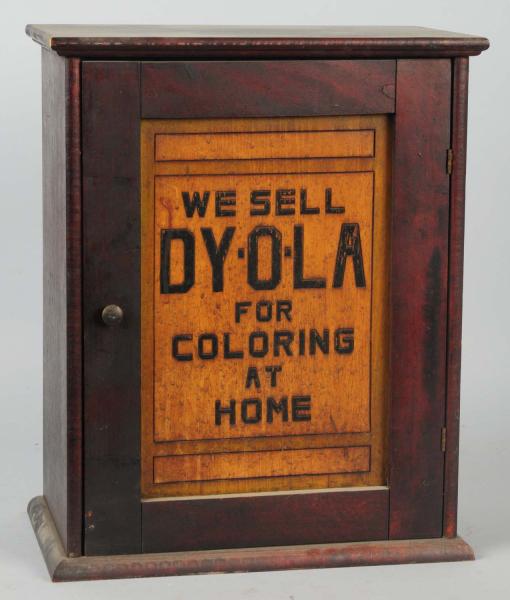 Appraisal: This Dy-O-La cabinet has one tin panel and one wooden