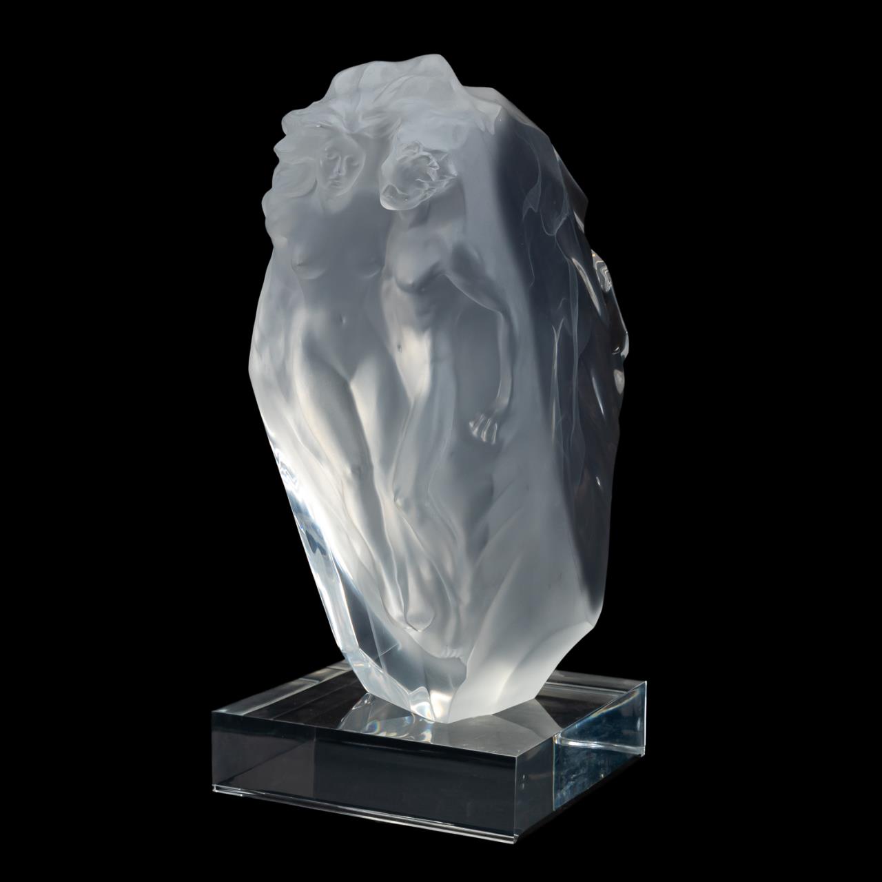 Appraisal: FREDERICK HART BREATH OF LIFE ACRYLIC SCULPTURE Frederick Elliott Hart