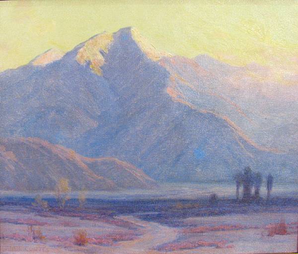 Appraisal: Gordon Coutts Scottish American - Mount San Jacinto at Dusk