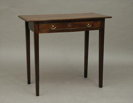 Appraisal: English Oak Single-Drawer Side Table