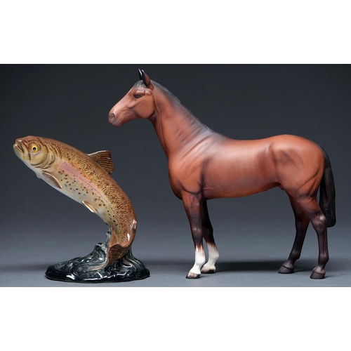 Appraisal: A Beswick equestrian model of The Winner and a Beswick