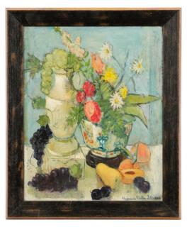 Appraisal: Hermione Walker Stevens Signed Still Life Oil Hermoine Walker Stevens