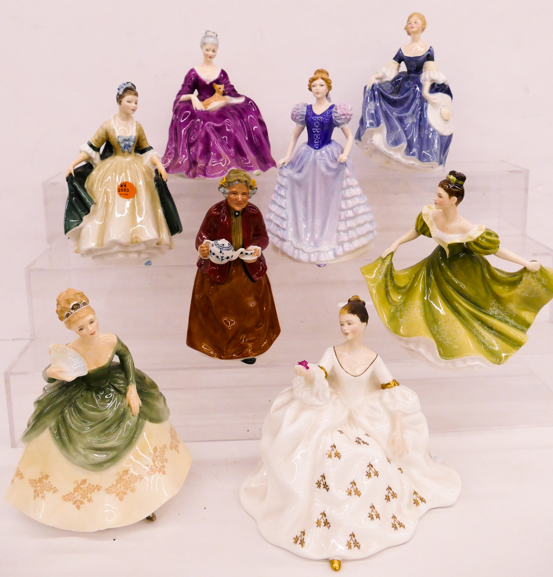 Appraisal: pc Royal Doulton Lady Figurines