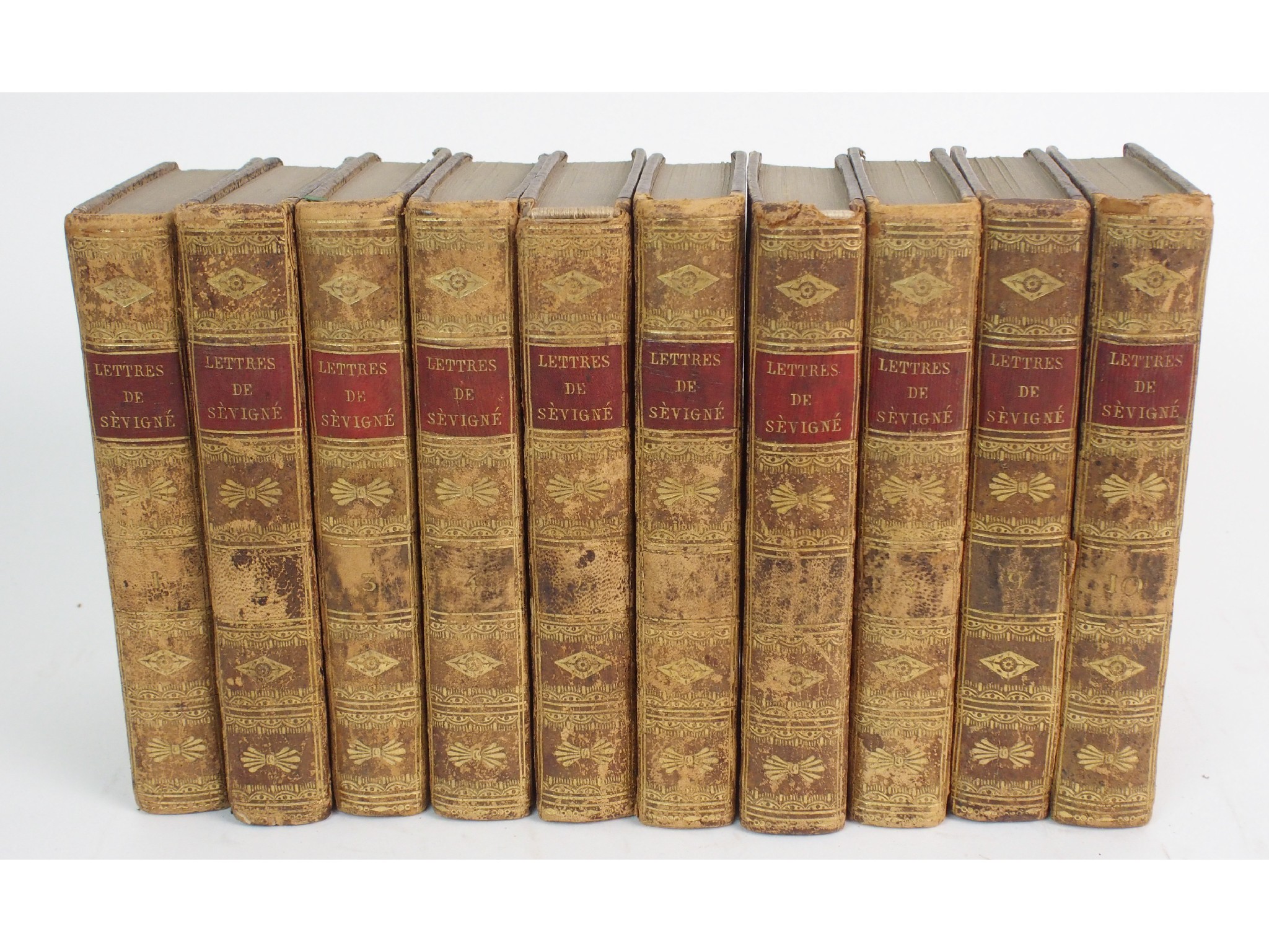 Appraisal: Recueil Des Letters De Madame De Sevignein ten volumes published