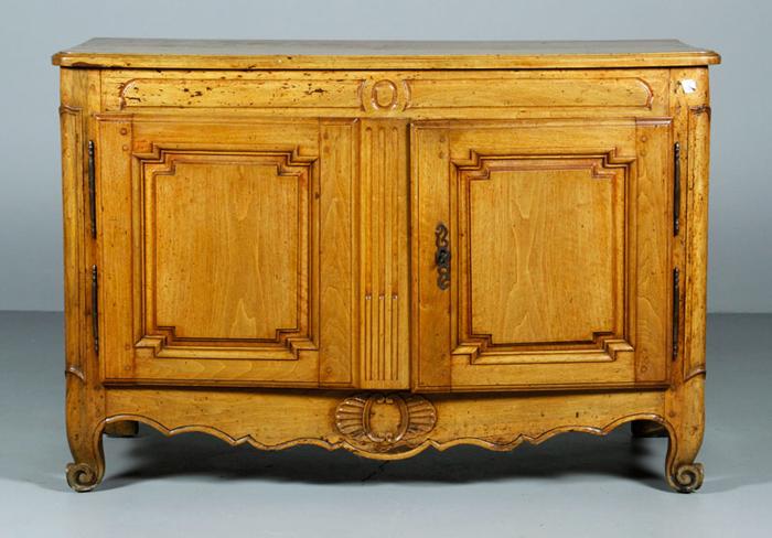 Appraisal: - th C French Cupboard th century French cupboard h